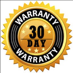 30 Day Warranty